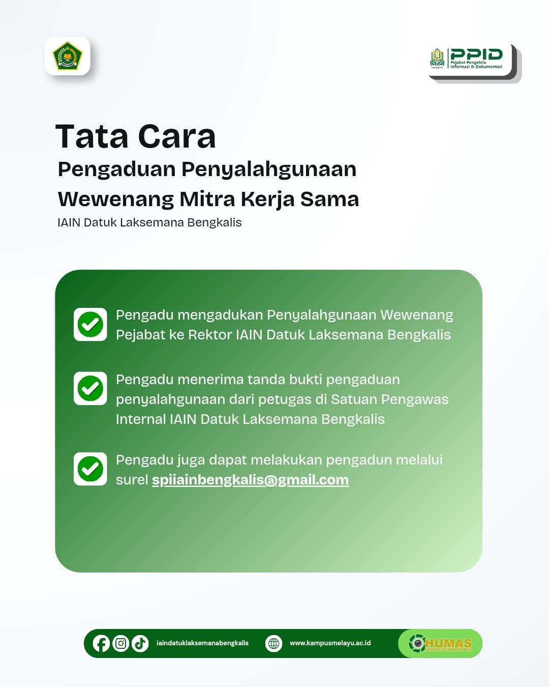 Tata Cara Pengaduan Penyalahgunaan Wewenang Mitra Kerja Sama